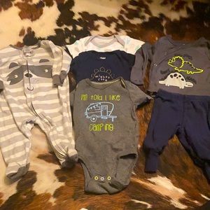 0-3 Boys Outdoor & Dino Theme Onesies & Outfits